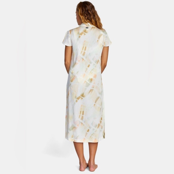 RVCA Womens Sunset Cover Up Dress - Multi Color Size Small - Picture 3 of 7